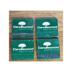 Candlewood Country Club Whittier California Matchbooks Unused Vintage Golf PGA